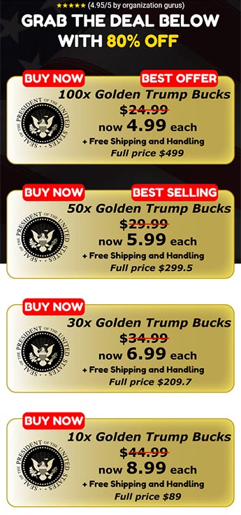 Golden Trump Bucks